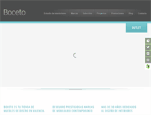 Tablet Screenshot of bocetointeriorismo.com